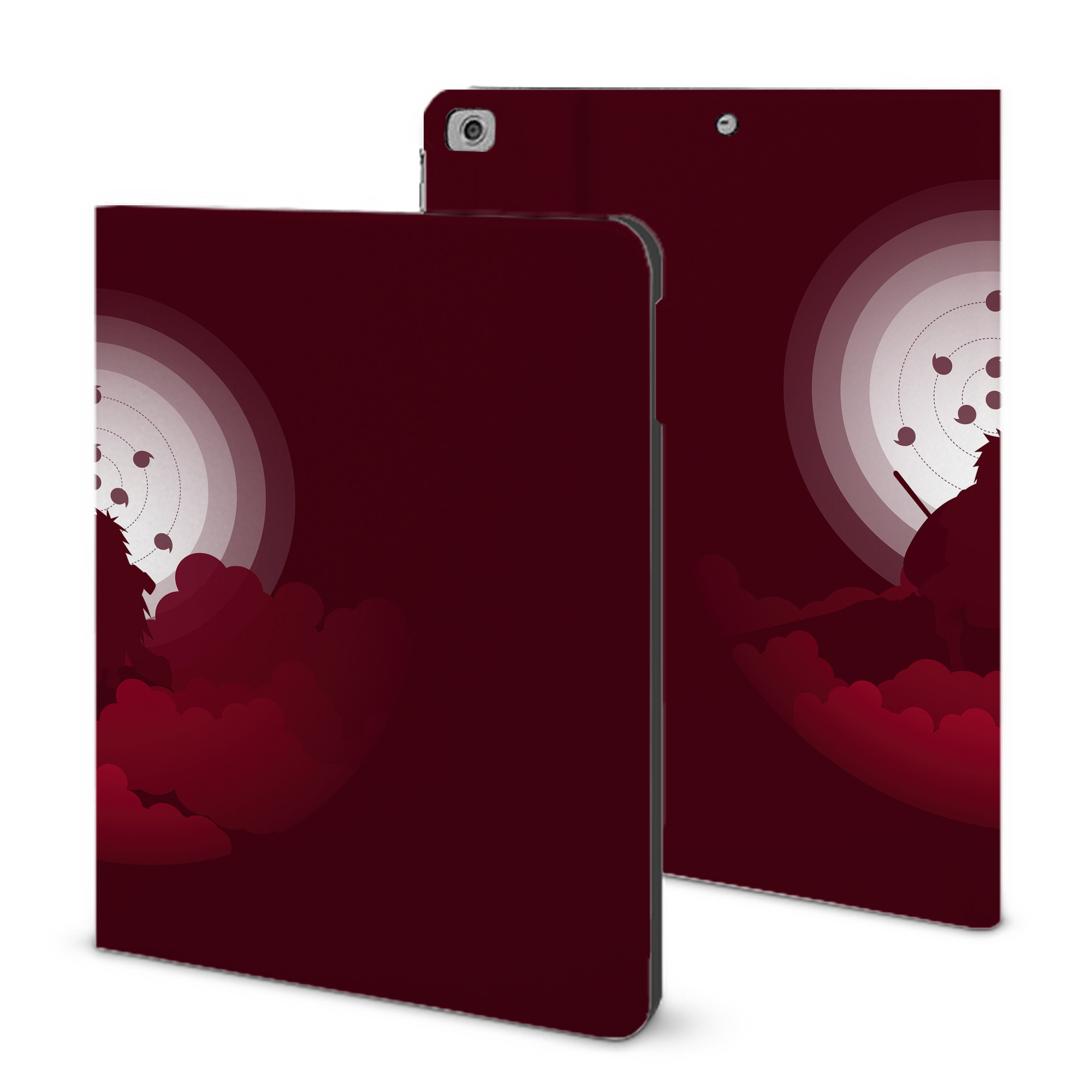 （画像用） NARUTO -ナルト- NARUTO -ナルト- 疾風伝 IPad ケース ブック型 PUレザー TPU 耐衝撃 軽量 薄型 ペン収納なし 全面保護 IPad 各モデル対応